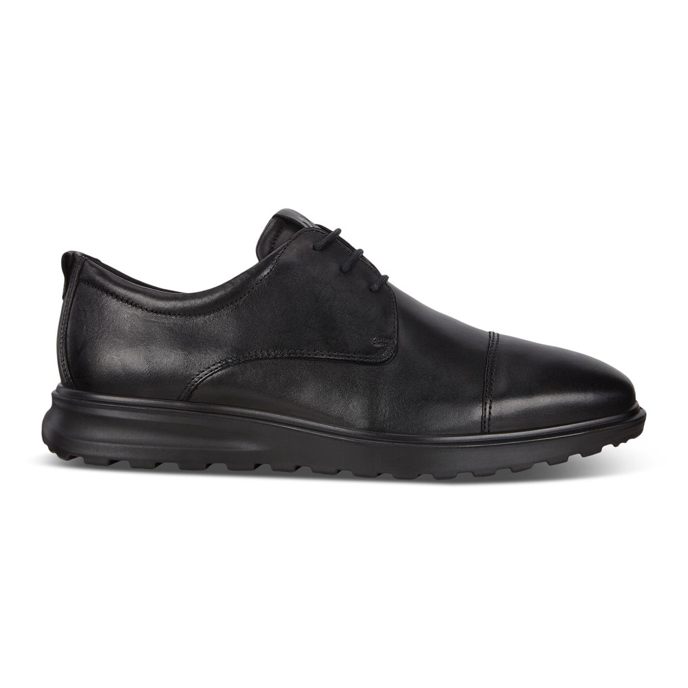 ECCO Mens Derby Shoe Black - Cs20 Hybrid - BGH-164297